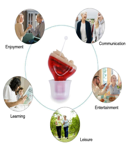 Staying active, enjoying time spent with family and friends and look forward to social gatherings - even in noisy places.